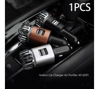 Purificatore d'aria per auto 2 in 1 con doppio caricatore USB 12V Deodorante