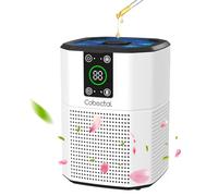 Purificatore d'aria per casa, camera da letto, Cobectal Room Air Cleaner con filtro HEPA H13 True 3 in 1, funzione aroma e modalità sleep, piccolo purificatore d'aria desktop per