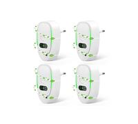 Purificatore d'aria per fumatori in camera da letto, confezione da 4 purificatori d'aria a ioni negativi da collegare alla presa, mini ioniz