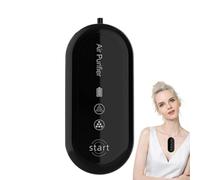 Purificatore d'aria personale, collana portatile con ionizzatore d'aria, ionizzatore indossabile, elimina polline, polvere e particelle, ideale per attività all'aperto, miglioramento della qualità dei