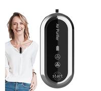 Purificatore d'aria personale - Purificatore d'aria portatile, mini generatore di ioni negativi | Collare ionizzatore d'aria portatile, filtro leggero, deodorante da viaggio, caricatore USB