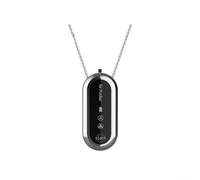 Purificatore d'aria portatile compatto con purificazione e tecnologia agli ioni negativi per un'aria più pulita ovunque (argento)