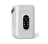 Purificatore d'aria portatile con HEPA H13 per la pulizia al plasma e all'ozono, per chi soffre di allergie, camera da letto, ufficio, fino a 25 m², modalità notte silenziosa, timer 2/8H, display a
