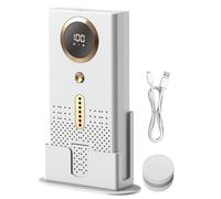 Purificatore d'aria - Purificatore da 6,65 pollici | Deodorante per il corpo argentato - Eliminatore di odori decorativo portatile per interni auto, frigorifero camera da