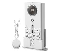 Purificatore d'aria - Purificatore da 6,65 pollici | Deodorante per il corpo argento - Eliminatore di odori decorativo portatile per gli spazi interni 'auto, del frigorifero della camera da,