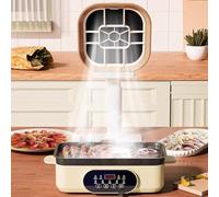 Purificatore di fumo lontano, mini ventilatore di scarico da cucina regolabile in altezza, cappa da cucina da tavolo rimovibile, assorbitore di fumo portatile da interno