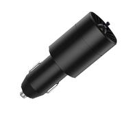 Purificatore ionizzatore per auto - Deodorante ionico portatile da 12 V, ABS nero argento oro rosa 52 g leggero, eliminatore di odori | Il generatore di ioni negativi rimuove il fumo, la polvere degli