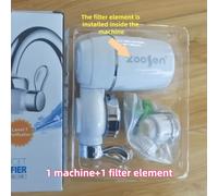Purificatore per rubinetto, filtro per rubinetto , con 1 filtrante universale, alcune particelle nell'acqua del rubinetto, riduce lo sporco e l'alkalinità, per bagni, cucine, hotel, ecc.