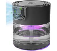 Purificatori d'Aria Ad Acqua per La Casa, Silenziosi, A velocità Variabile, con Luce Notturna, per Casa e Camera da Letto, Spina Europea