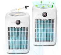 Purificatori d'aria per camera da letto di casa grande stanza, potente motore CC copre fino a 908 piedi ² ciascuno, filtro HEPA, modalità sonno, aromaterapia, per fumo, peli di animali domestici
