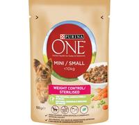 PURINA 26 CONFEZIONI - Mini/Small ONE Ricco TACCHINO E CERDURE 85 GR cura casa e