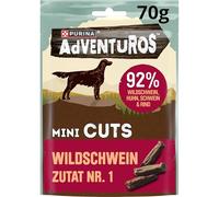Purina Adventuros - Mini cuts con cinghiale, confezione da 8 (8 x 70 g)