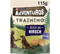 PURINA Adventuros Training Leckerlis, ricco di cervi, confezione da 6 (6 x 115 g)