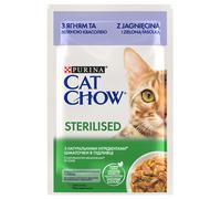 PURINA Cat Chow 26 x 85 g Alimento umido per gatti - Sterilised Agnello e Fagiolini