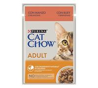 Purina Cat Chow Cibo Umido per Gatti Adulti con Bue, 26 Buste da 85 g