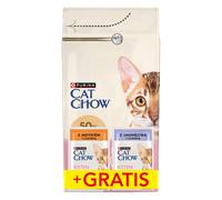 PURINA Cat Chow Kitten Alimento ricco di pollo 1,5 kg + 2 bustine GRATIS