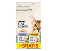 PURINA Cat Chow Sterilised Alimento ricco di pollo 1,5 kg + 2 bustine GRATIS