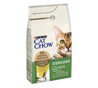 PURINA CAT CHOW Sterilized Crocchette per gatti adulti con Pollo, 6 sacchi da 1.5kg