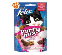 Purina Cat Felix Party Mix Picnic con Pollo, Formaggio e Tacchino - Purina Cat Felix Party Mix Picnic con Pollo, Formaggio e Tacchino - Confezione da 60 Gr
