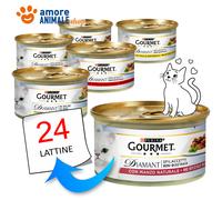 PURINA Cat GOURMET Diamant → CARNI Squisite - 85 gr - GUSTI MISTI - Per Gatto