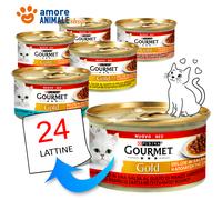 Purina Cat Gourmet Gold Delizie in Salsa Pollo - Purina Cat Gourmet Gold Delizie in Salsa Pollo - Lattina Da 85 Gr - CONFEZIONE RISPARMIO