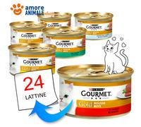 PURINA Cat GOURMET Gold → MOUSSE - 85 gr - GUSTI MISTI - Umido per Gatto, Gatti