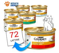 PURINA Cat GOURMET Gold → MOUSSE - 85 gr - GUSTI MISTI - Umido per Gatto, Gatti