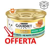 Gourmet Gold Mousse con Verdure 85 gr: Merluzzo e Carote