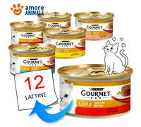 PURINA Cat GOURMET Gold → TORTINI e Verdure - 85 gr - GUSTI MISTI - Umido Gatto