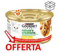 Gourmet Nature's Creations 85 gr: Manzo, piselli e carote