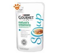 Purina Cat Gourmet Nature Creations Soup Brodo Tonno & Gamberetti - Purina Cat Gourmet Nature Creations Soup Brodo Tonno & Gamberetti - Bustina Da 40 Gr