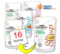 PURINA Cat GOURMET Nature's Creations → SOUP - 40 gr - GUSTI MISTI - Gatto