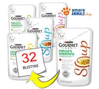 PURINA Cat GOURMET Nature's Creations → SOUP - 40 gr - GUSTI MISTI - Gatto