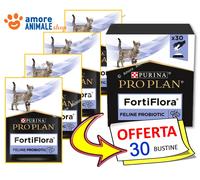 PURINA Cat PRO PLAN Veterinary Diet FORTIFLORA → 30 Bustine - Probiotici x Gatto