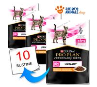 Purina Veterinary Diets UR Urinary Multipack (10 x 85 gr) - Pollo - 1° ORDINE? scegli lo sconto BZR5 / BZR20 + 200 punti fedeltà