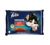 Purina Cibo per gatti Felix Fantastic Pollo Manzo Carota Pomodoro 340 g