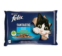 Purina Cibo per gatti Salmone Zucchine Fagiolini 4 x 85 g