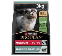 Purina Cibo Secco per Cane Cucciolo Pro Plan Sensitive Digestion Lamb - 1 x 3kg