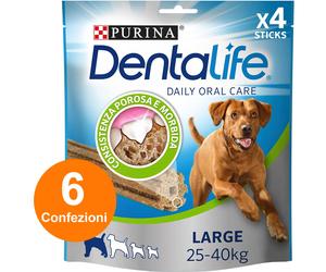 Purina Dentalife igiene orale cane pulisce denti 24 Sticks cani taglia grande