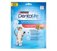 DENTALIFE |Daily Oral Care | Dolcetti | per gatti adulti | Aiuta a pulire efficacemente i denti | Salmone | Sacchetto | 140g