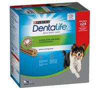 PURINA Dentalife Snack per igiene dentale dei cani di tg media (12 - 25 kg) - 24 Stick (8 x 69 g)