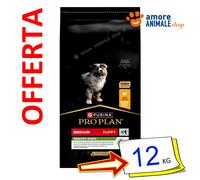 PURINA Dog PRO PLAN → Puppy Healty Start Medium, Pollo - 12 kg - Cibo Cane Cani