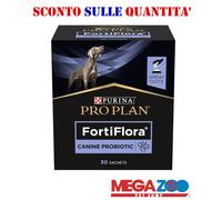 PURINA Dog PRO PLAN - Veterinary Diet FORTIFLORA → 30 Bustine - Probiotici Cane