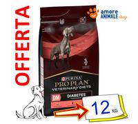 PURINA Dog PRO PLAN → Veterinary Diets DM, Diabet Management 12 kg - Per Cane