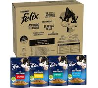 Purina Felix Le Ghiottonerie Cat Food - 80 x 85g Wet Pouches | Mixed Flavours