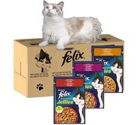 PURINA Felix Sensation: Sapori di Campagna - Alimento per Gatti - 120x85 g
