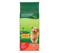 PURINA Friskies Adult Active con Manzo Crocchette per cane - 12 kg