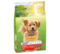 PURINA Friskies Adult Active con Manzo Crocchette per cane - 3 kg
