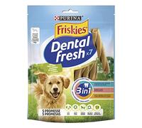 PURINA FRISKIES Dental Fresh Snack per l'Igiene Orale per Cani Adulti Stick 6 Confezioni da 180g