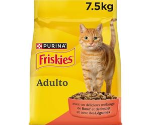 Purina Friskies, Manzo, Pollo e Verdure, Gatto Adulto, 7,5kg